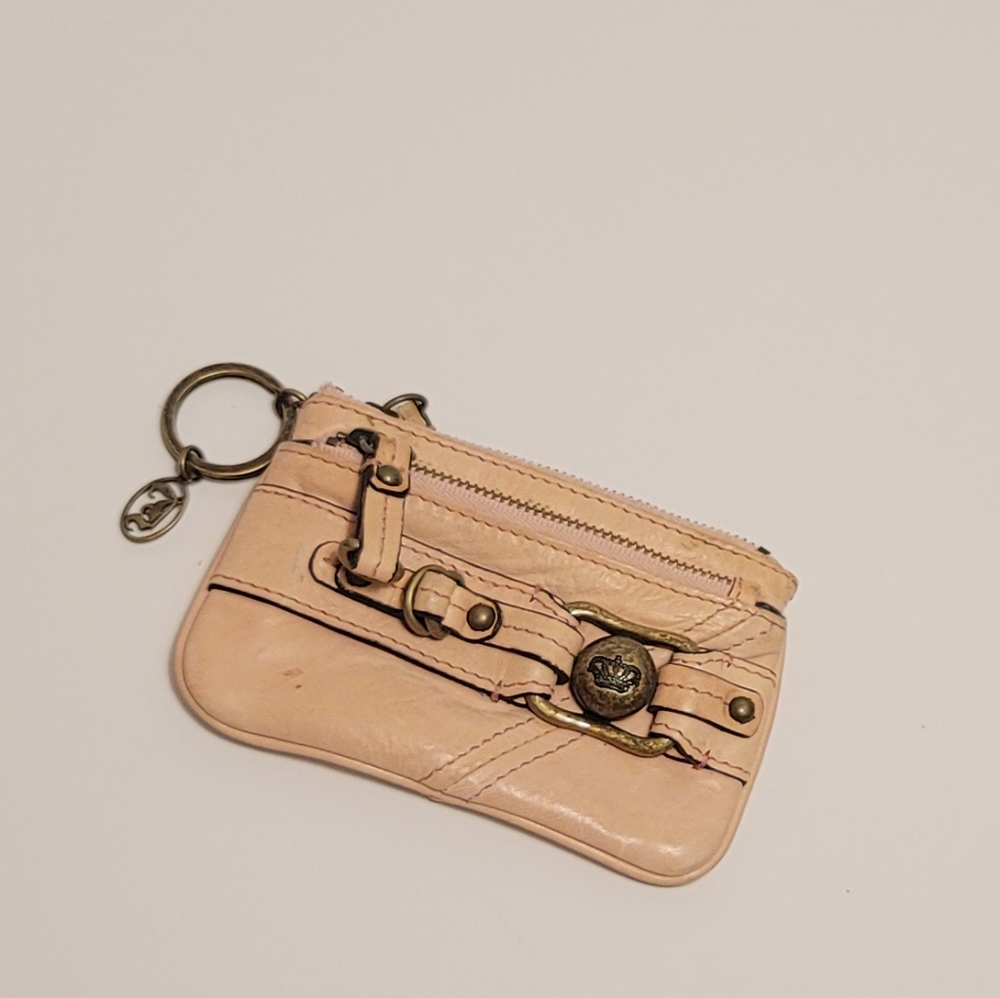 *Juicy Couture* mini pink leather wallet